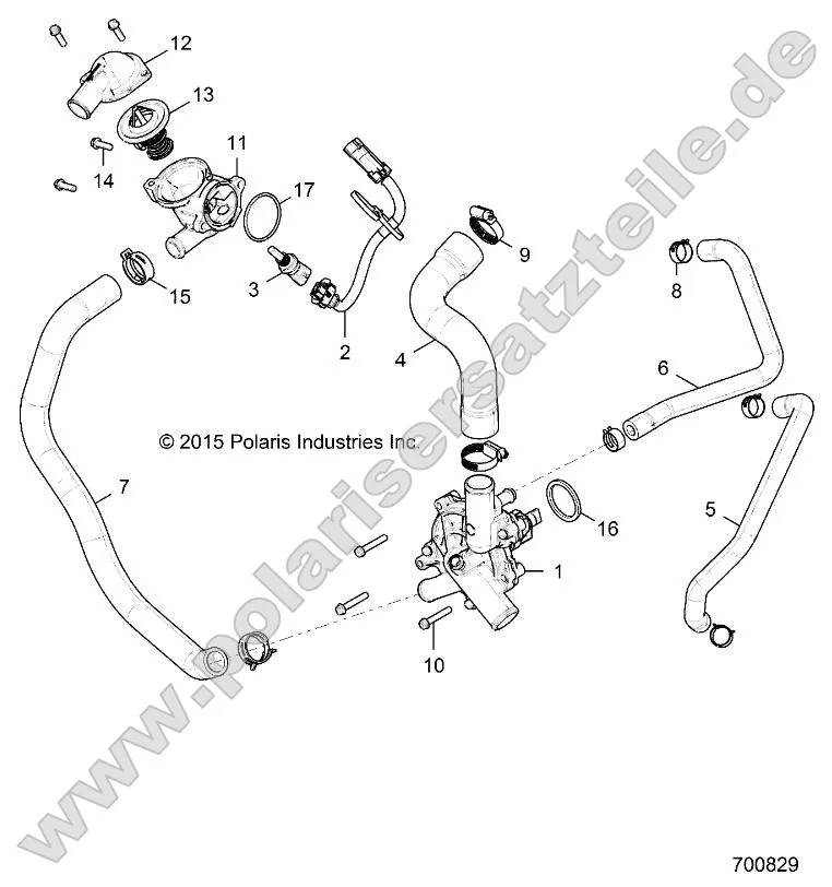 Engine, Waterpump and Bypass Engine, Waterpump and Bypass