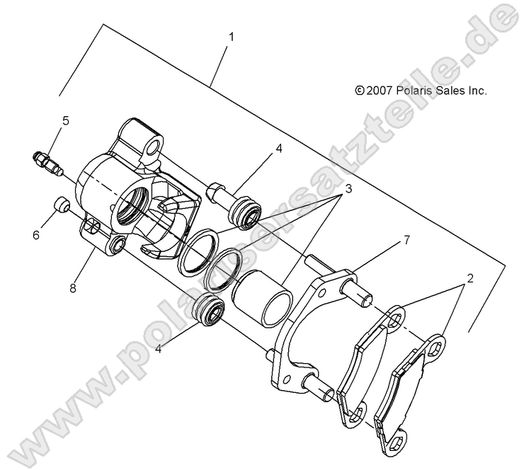 BRAKES, FRONT and REAR CALIPERS BRAKES, FRONT and REAR CALIPERS