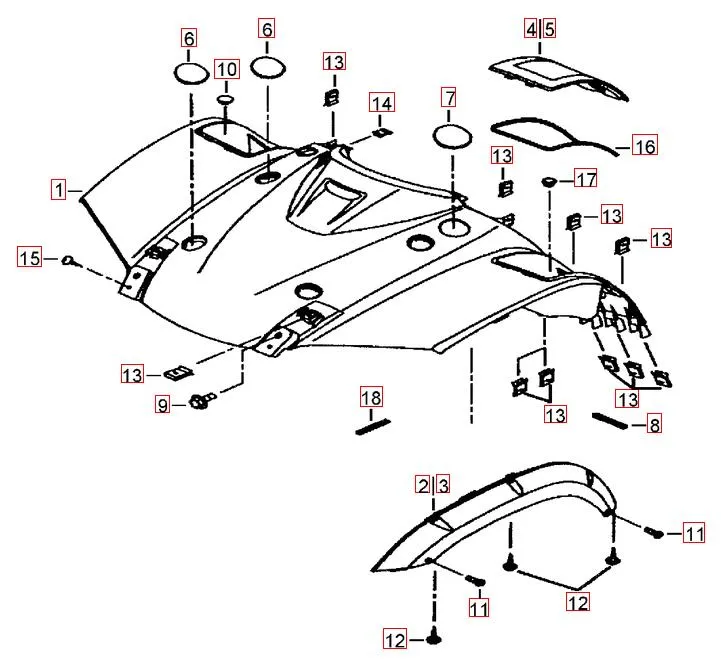 Frontverkleidung Frontverkleidung