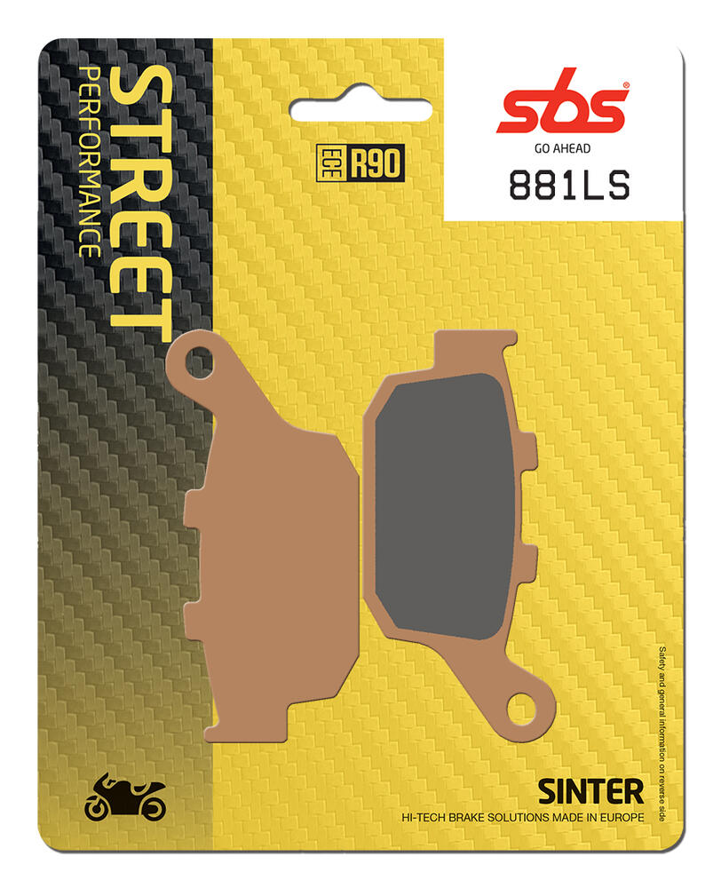 SBS_881_LS SBS Bremsbeläge LS Street Sinter ABE - 881LS