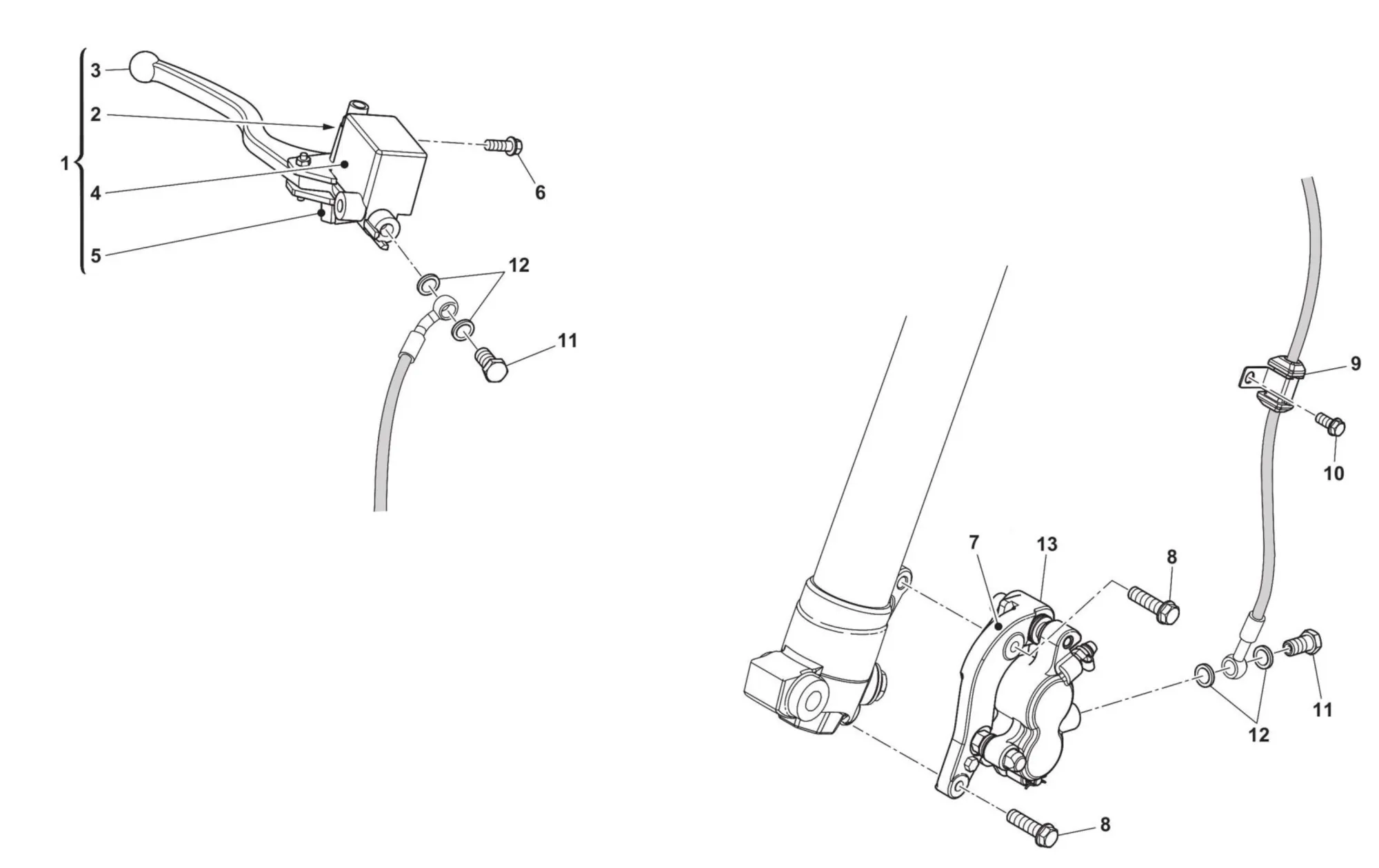 Bremssystem vorne Bremssystem vorne