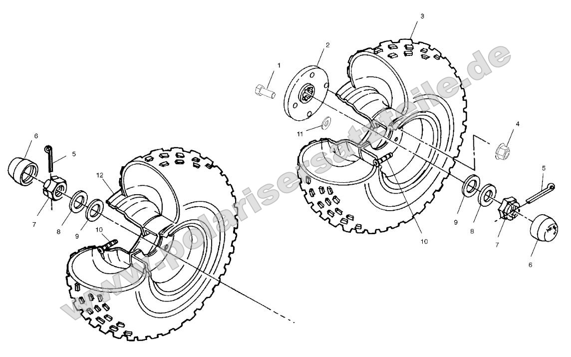 Rear and Middle Wheel Rear and Middle Wheel