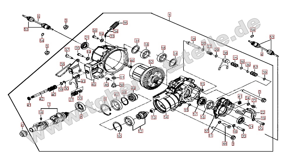 Differenzial vorne Differenzial vorne