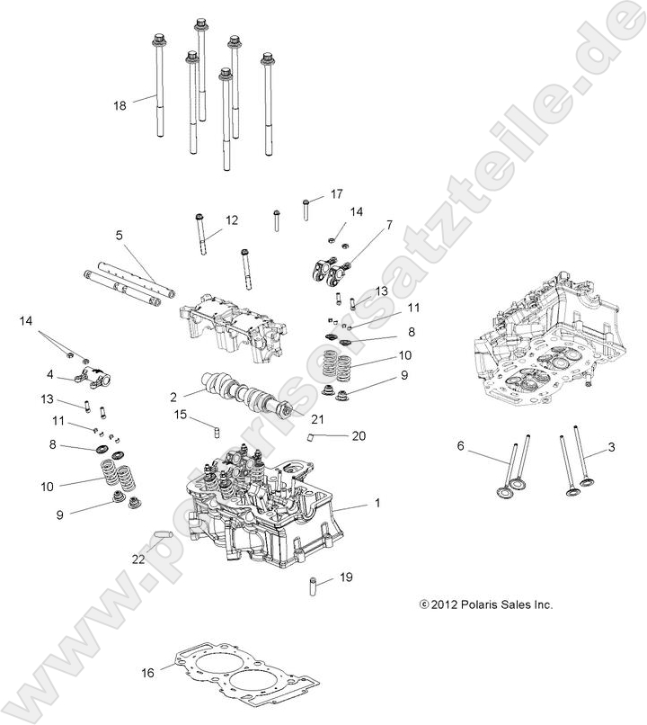 ENGINE, CYLINDER HEAD, CAM and VALVES ENGINE, CYLINDER HEAD, CAM and VALVES