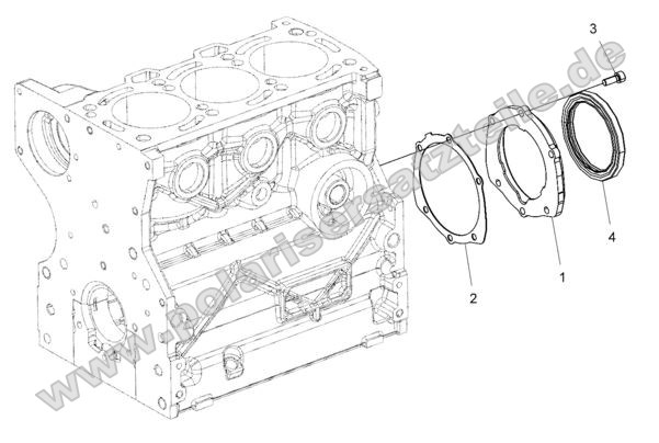 Engine, Crankshaft Oil Seal Flange Engine, Crankshaft Oil Seal Flange