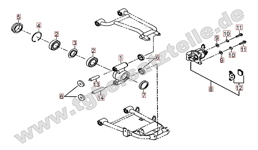 Hinterradachse Hinterradachse