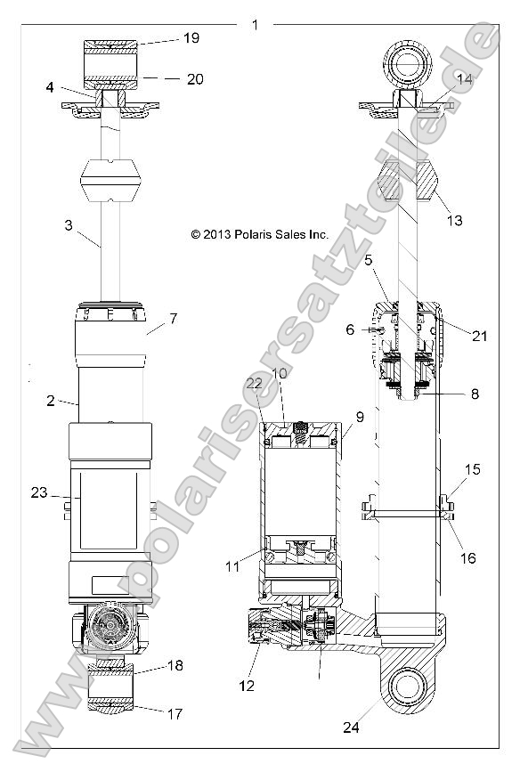 Suspension, Shock, Front Suspension, Shock, Front