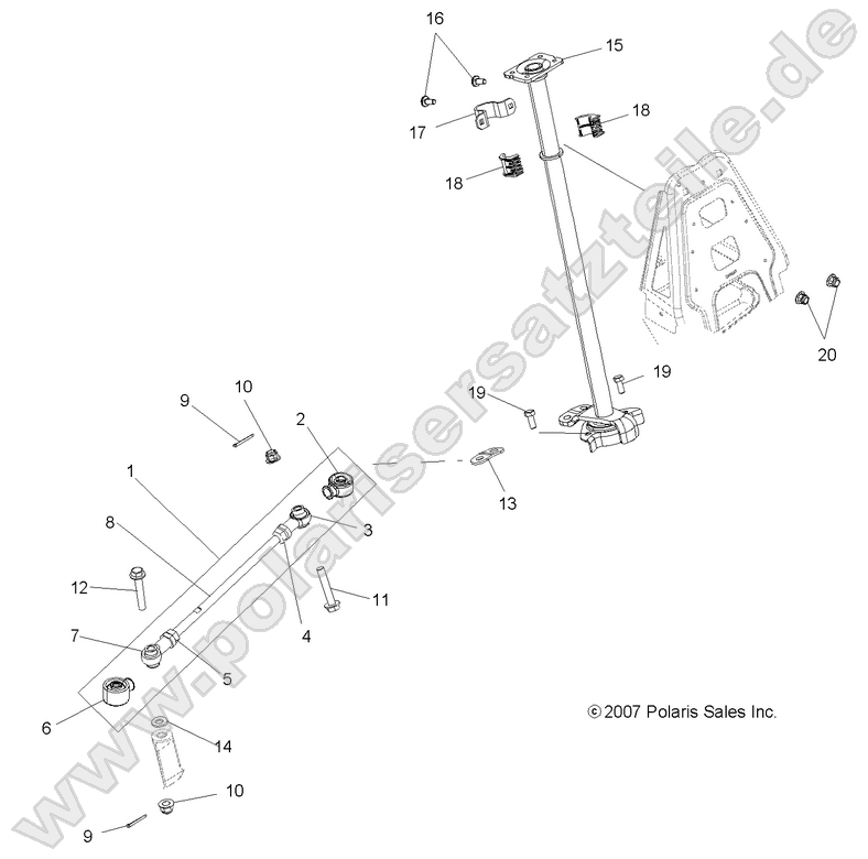 STEERING, STEERING POST ASM.