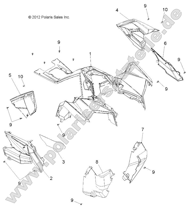 Body, Front Cab and Side Panels Body, Front Cab and Side Panels