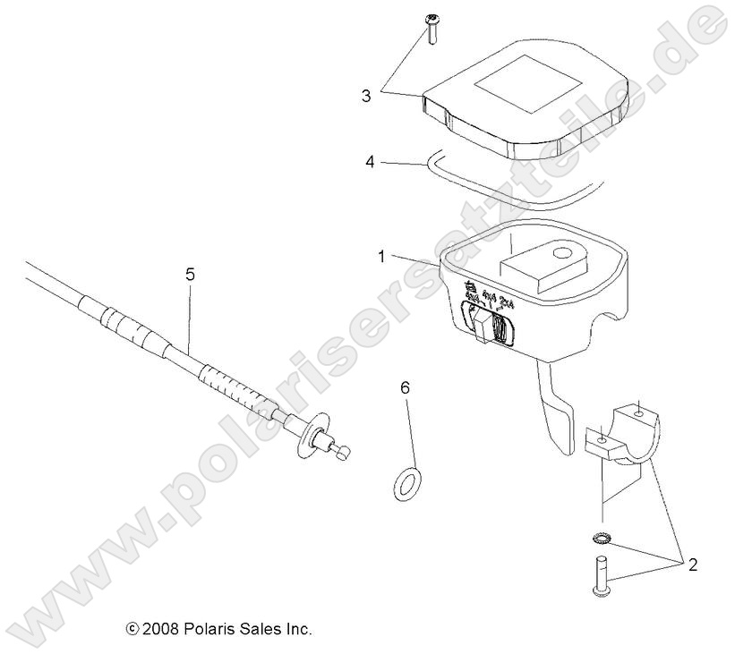 STEERING, CONTROLS, THROTTLE ASM. and CABLE
