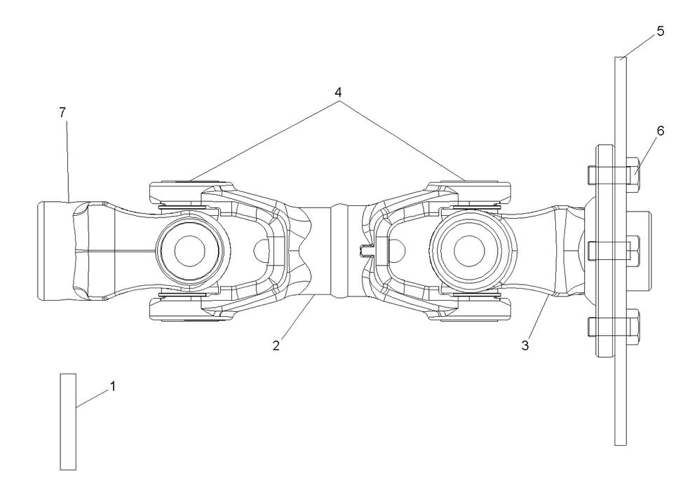 DRIVE TRAIN, REAR PROP SHAFT