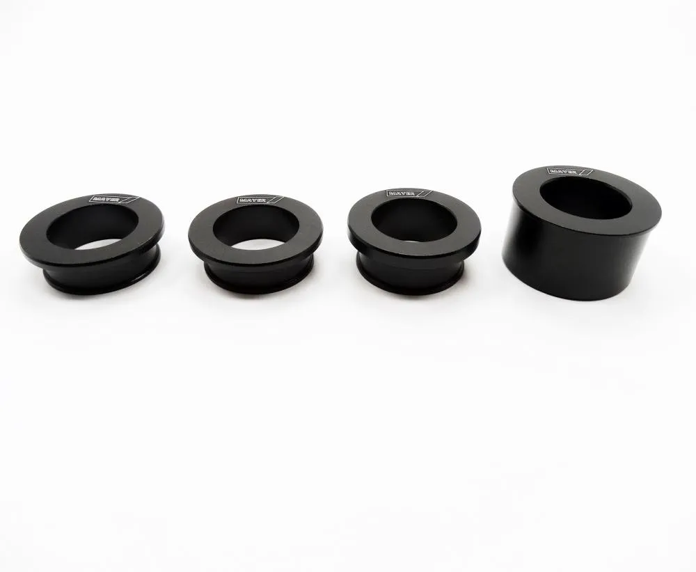 Racing Felgen Distanzbuchsen Set schwarz Kawasaki ZX6R ZX636 Ninja 2007-18