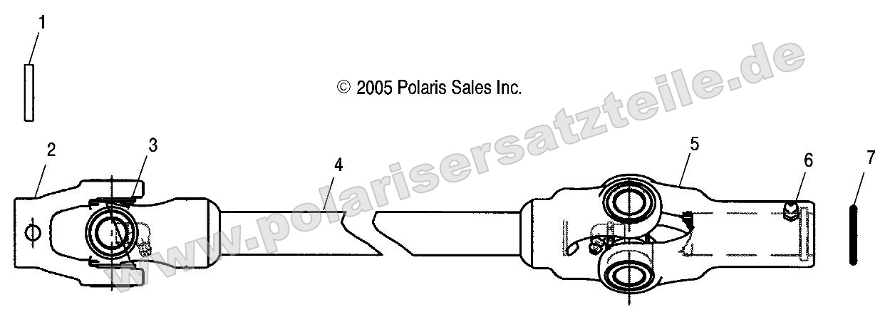 Drive Train, Front Prop Shaft