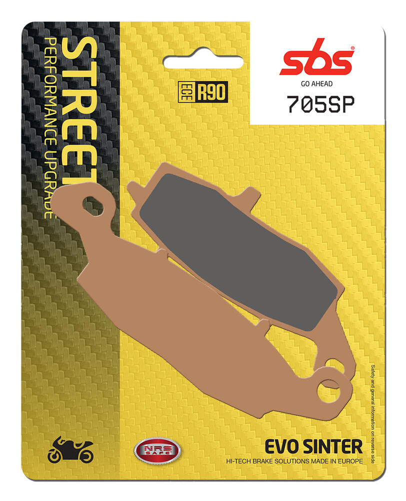 SBS_705_SP SBS Bremsbeläge SP EVO Sintermetall ABE - 705SP