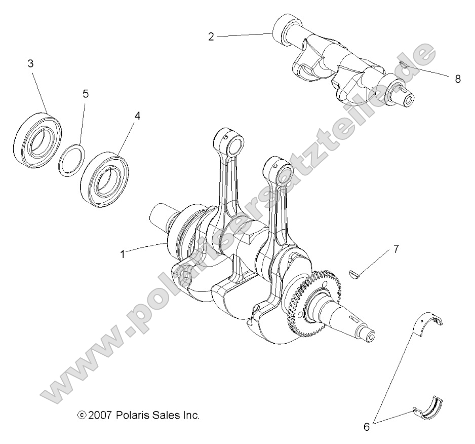 Engine, Crankshaft and Balance Shaft