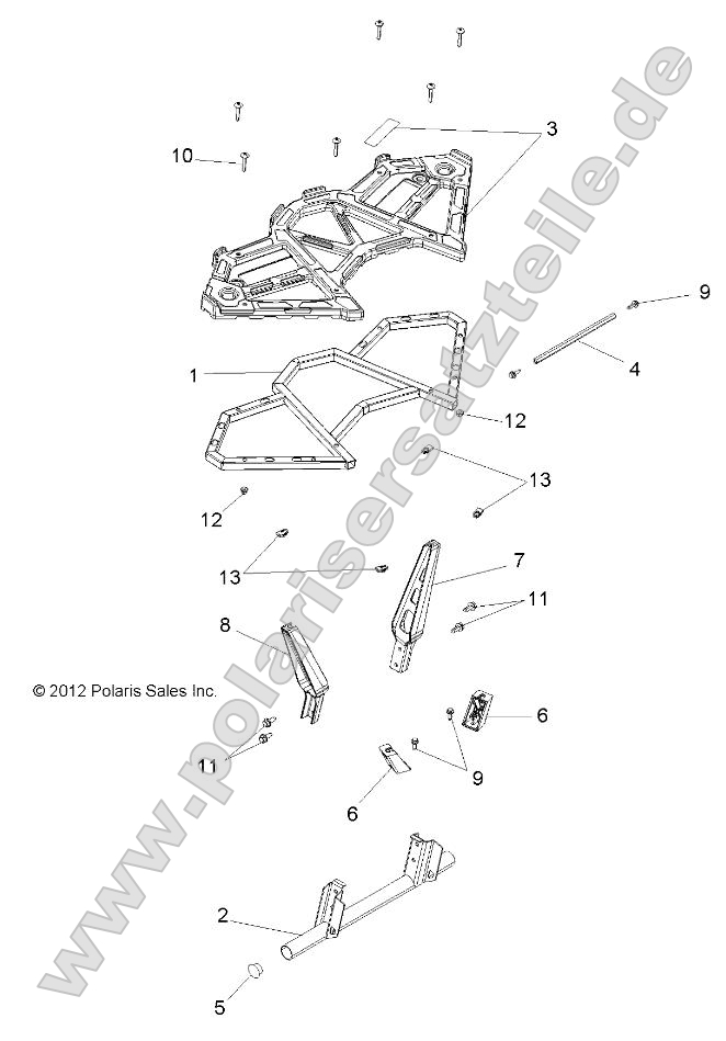 Body, Rear Rack Body, Rear Rack