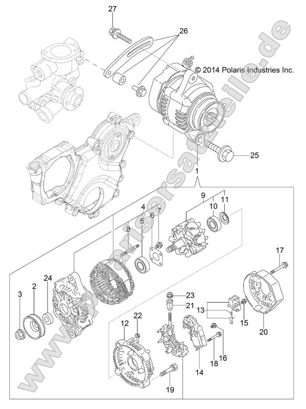 Engine, Alternator Engine, Alternator