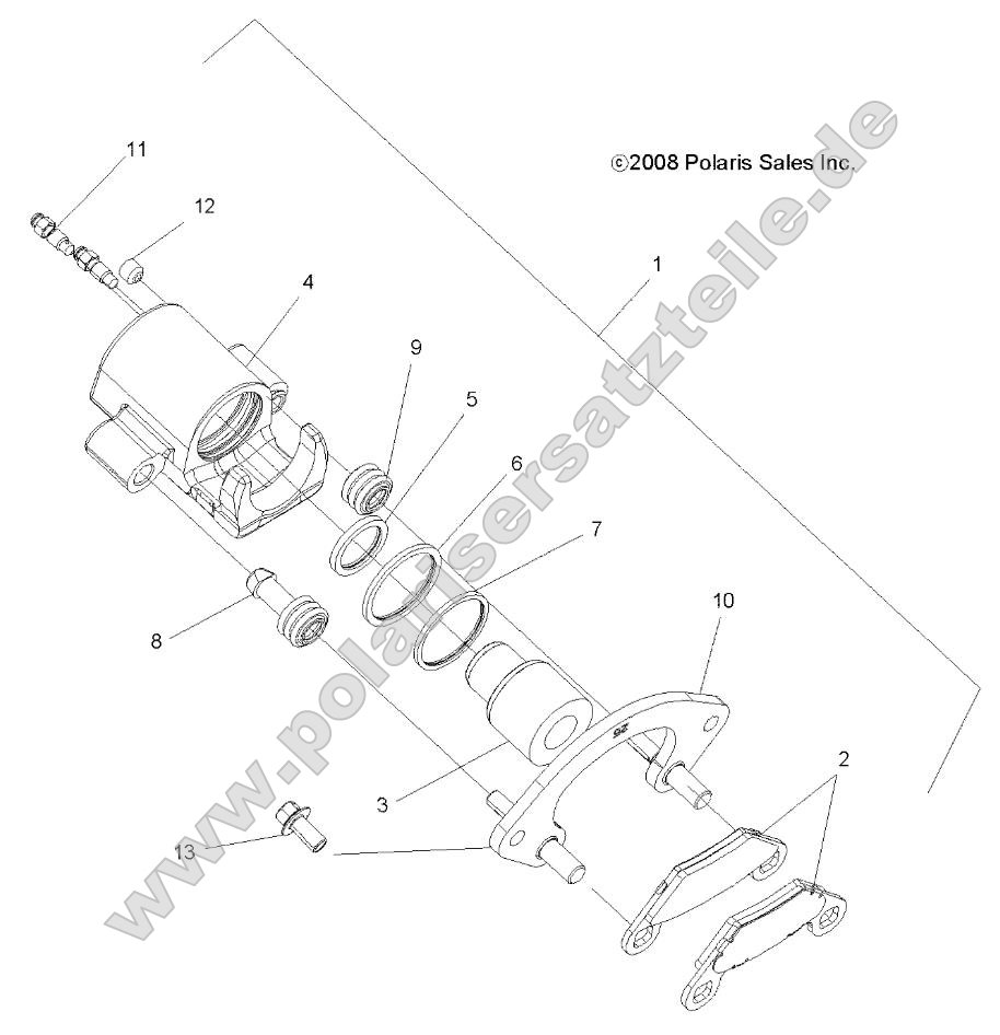 Brakes, Rear Caliper Brakes, Rear Caliper