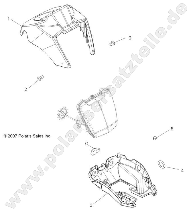 BODY, HEADLIGHT POD BODY, HEADLIGHT POD