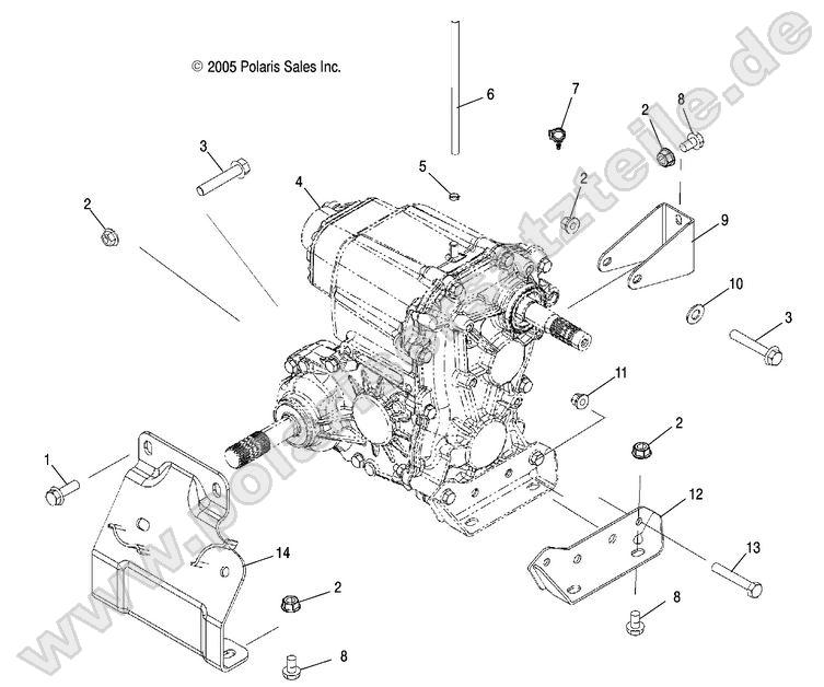 Transmission, Mounting