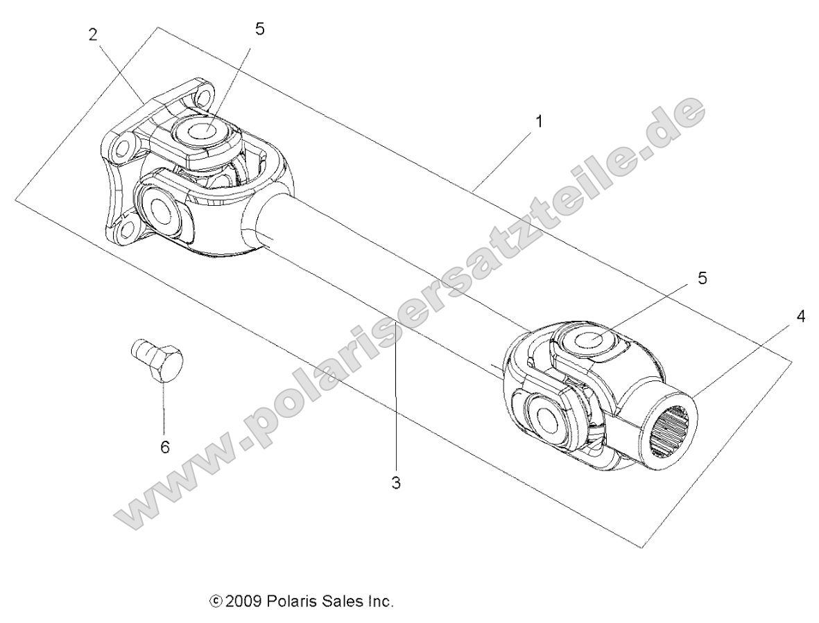Drive Train, Prop Shaft, Rear