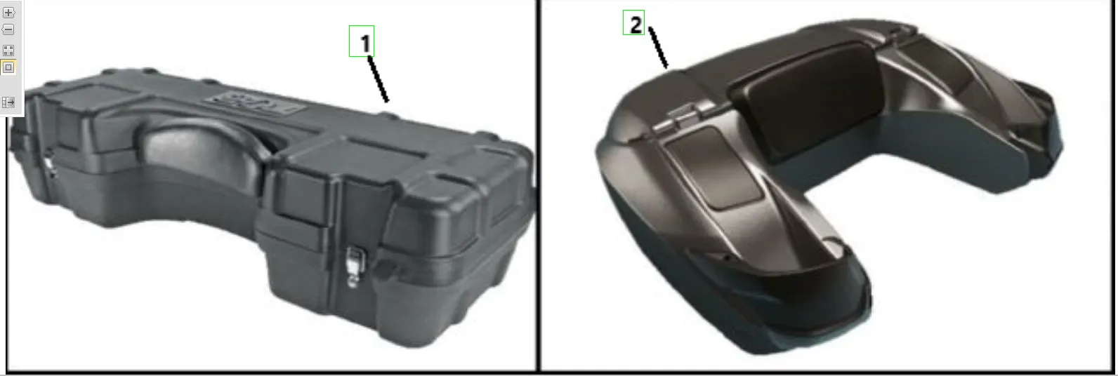 Top Case- Sturzbügel hinten