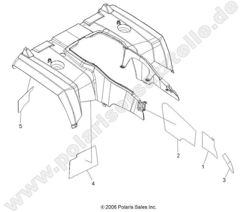 BODY, REAR CAB FOIL BODY, REAR CAB FOIL