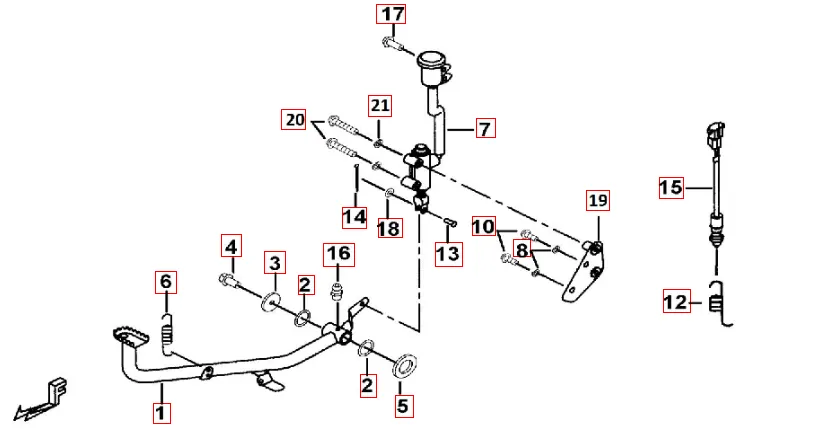 Bremspedal Bremspedal