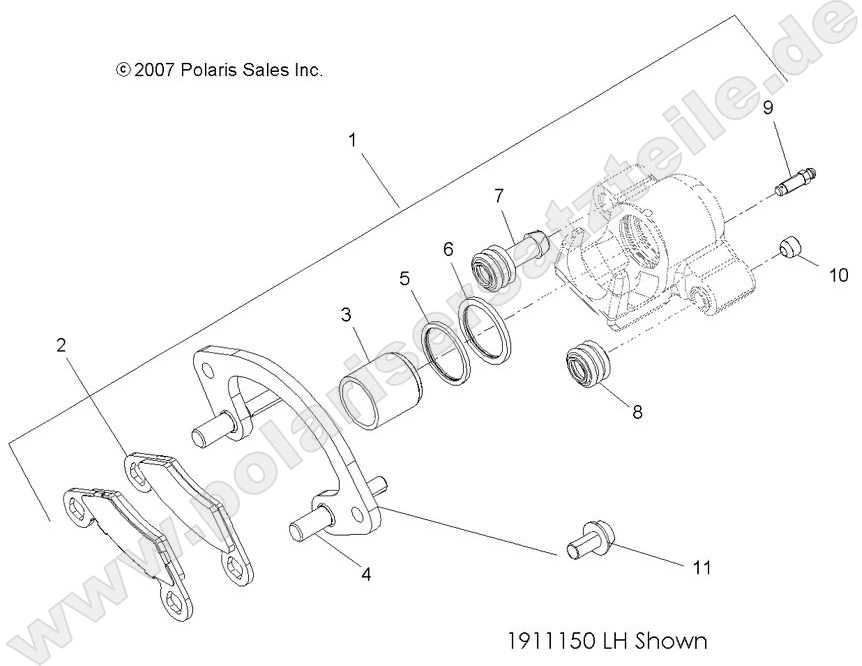 BRAKES, FRONT CALIPER BRAKES, FRONT CALIPER