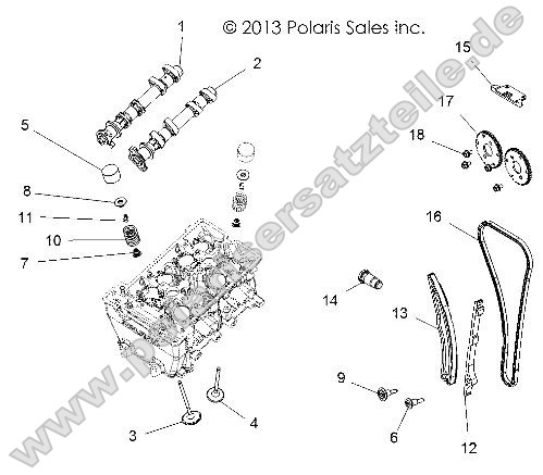 Engine, Valves and Camshafts