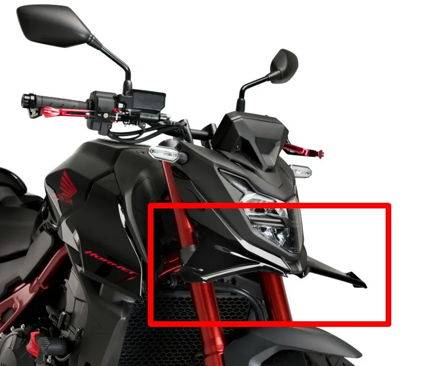 Puig-Naked-Front-Downforce-Spoiler-schwarz-Honda-CB-750-Hornet-21519N-3 Puig Naked Front Downforce Spoiler schwarz - Honda CB 750 Hornet - 21519N