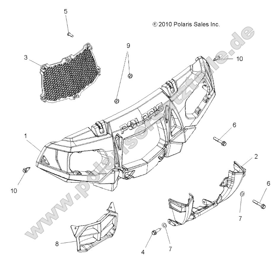 Body, Front Bumper and Mounting Body, Front Bumper and Mounting