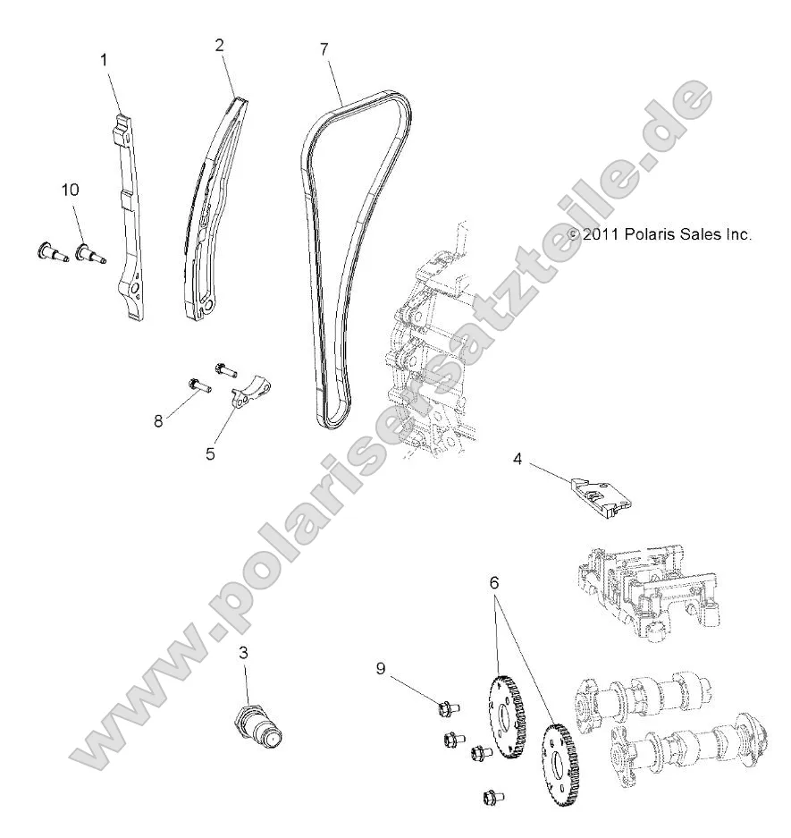 Engine, Cam Chain and Sprocket Engine, Cam Chain and Sprocket