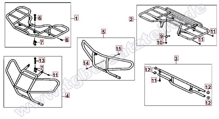Gepäckträger vo. und hi.