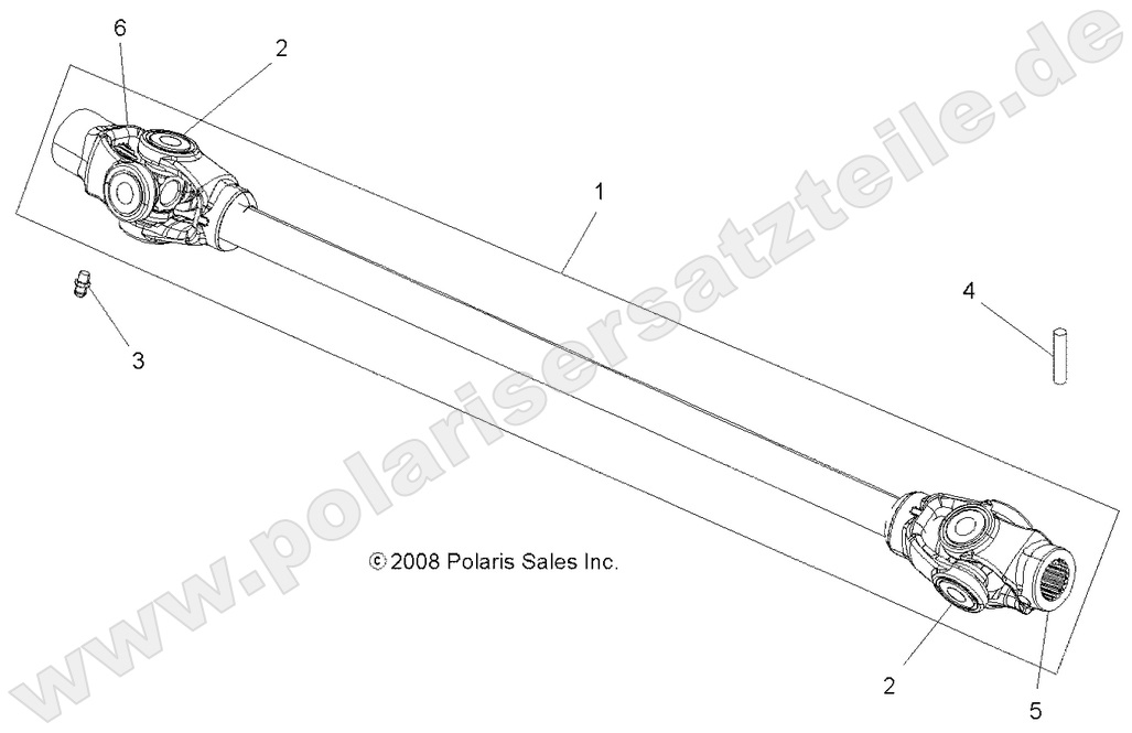 DRIVE TRAIN, PROP SHAFT, FRONT DRIVE TRAIN, PROP SHAFT, FRONT