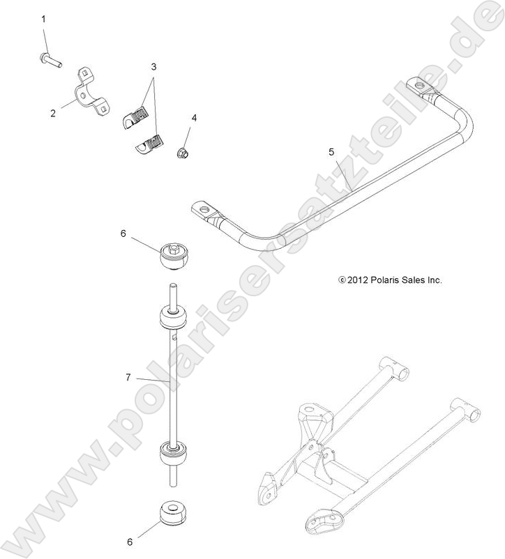 SUSPENSION, STABILIZER BAR SUSPENSION, STABILIZER BAR
