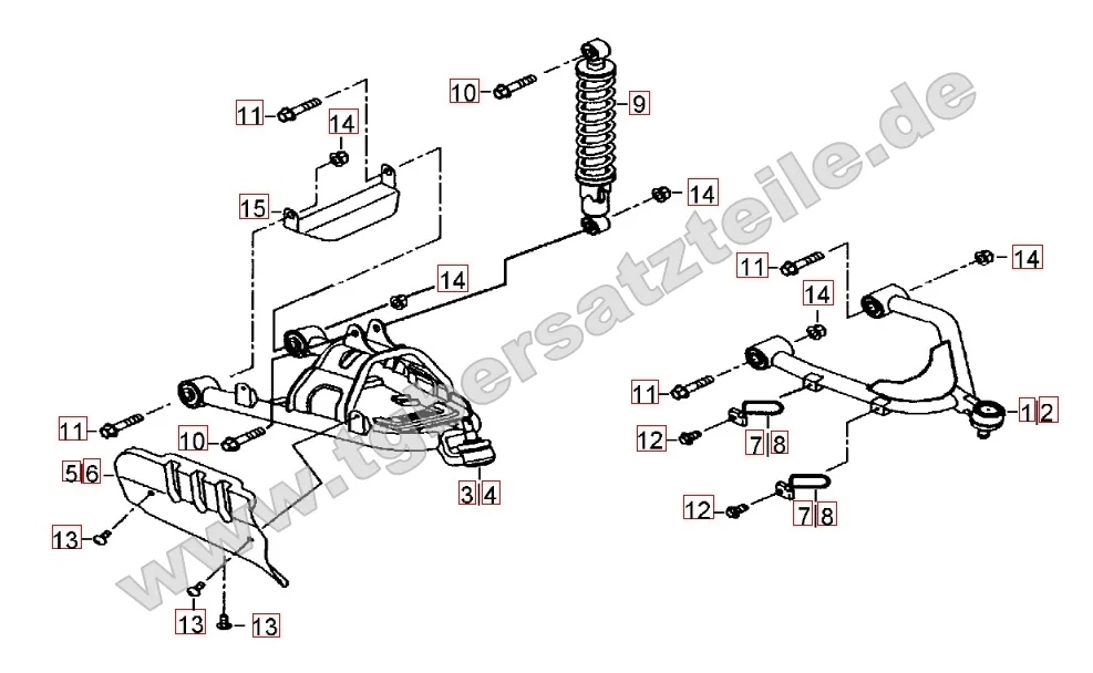 Federbein vorne Federbein vorne