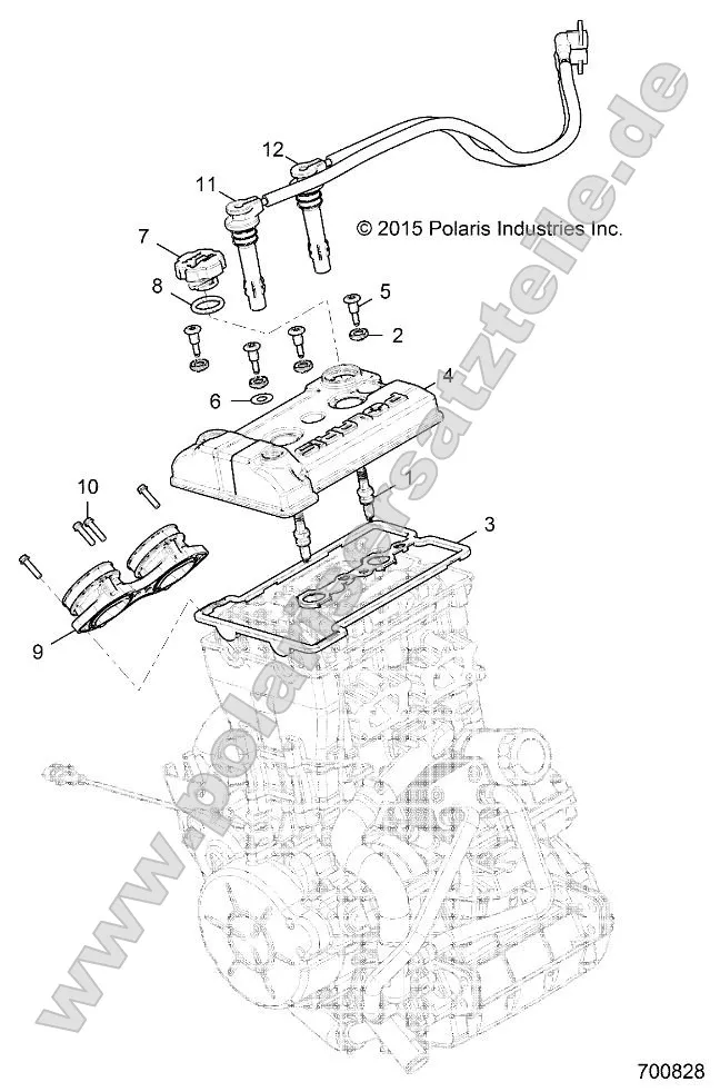 Engine, Throttle Body and Valve Cover Engine, Throttle Body and Valve Cover