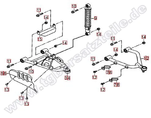 Federbein vorne Federbein vorne