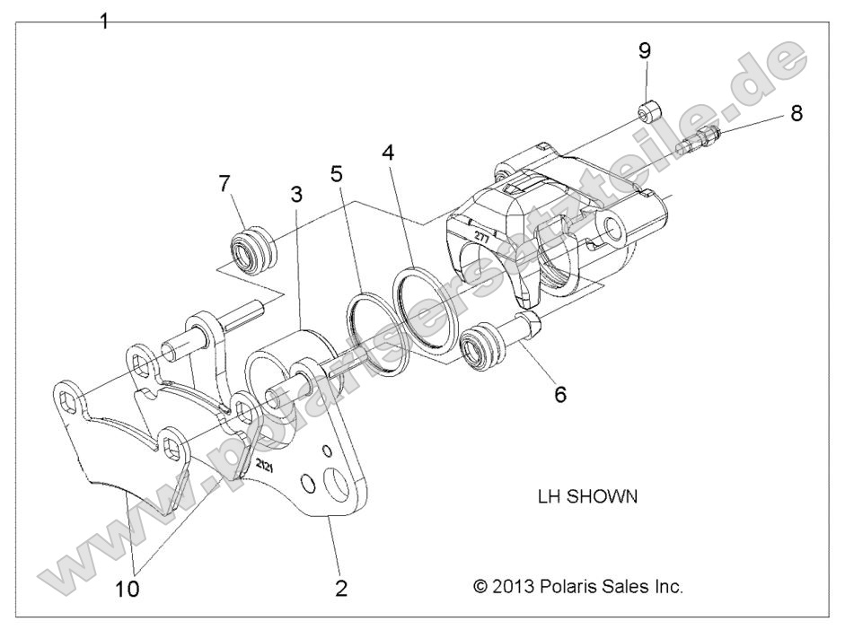 Brakes, Caliper, Front