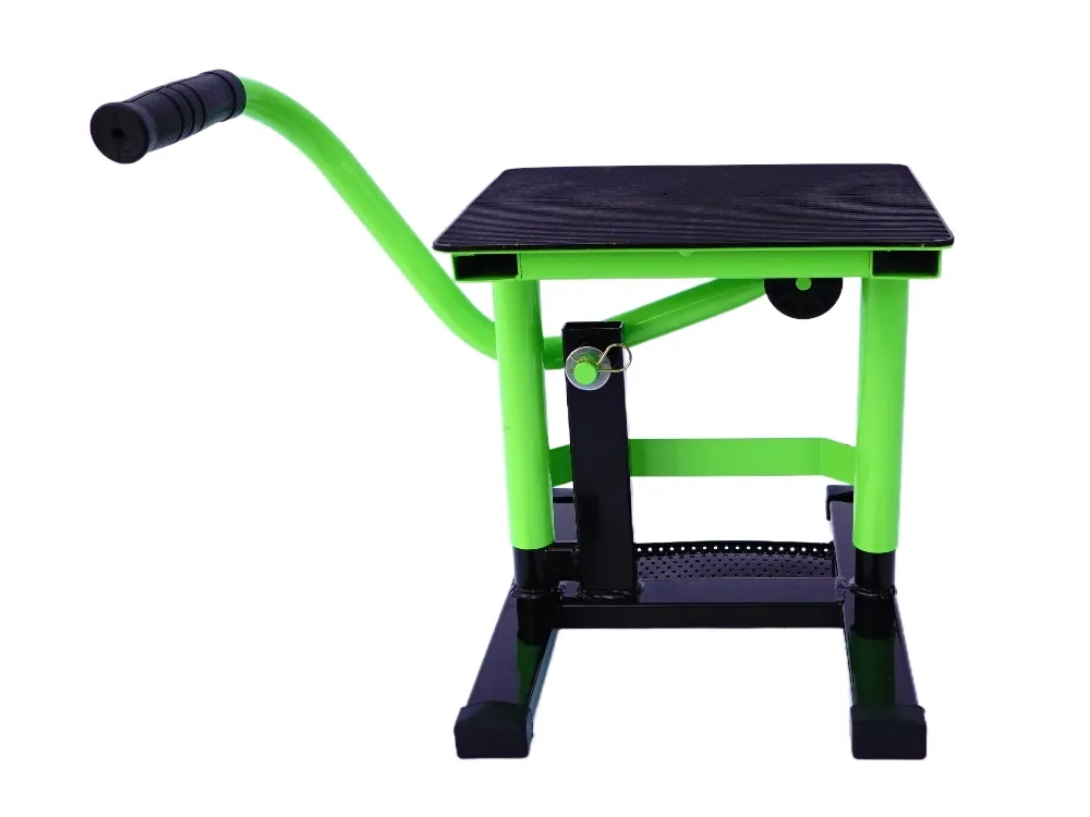 TMP Motocross & Enduro Hubständer / MX Montageständer - schwarz-grün