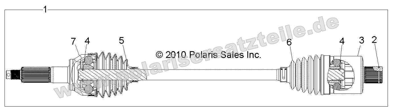 Drive Train, Rear Drive Shaft Drive Train, Rear Drive Shaft