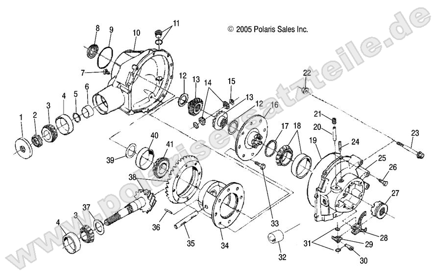 Gearcase, Rear (before 1/15/07)