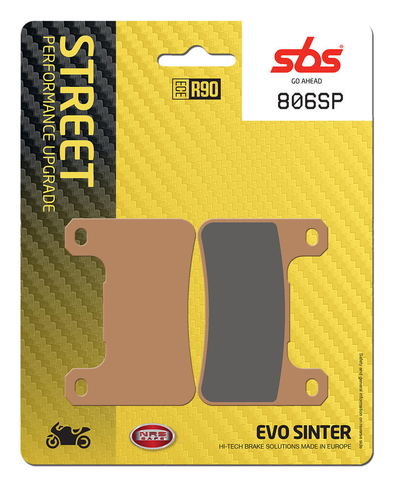 SBS_806_SP SBS Bremsbeläge SP EVO Sintermetall ABE - 806SP