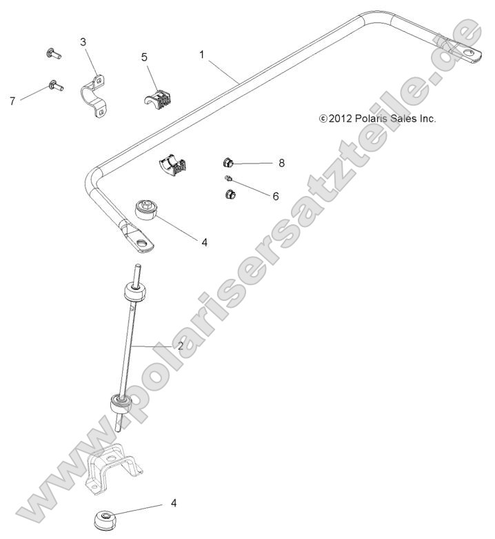 Suspension, Torsion Bar, Rear Suspension, Torsion Bar, Rear