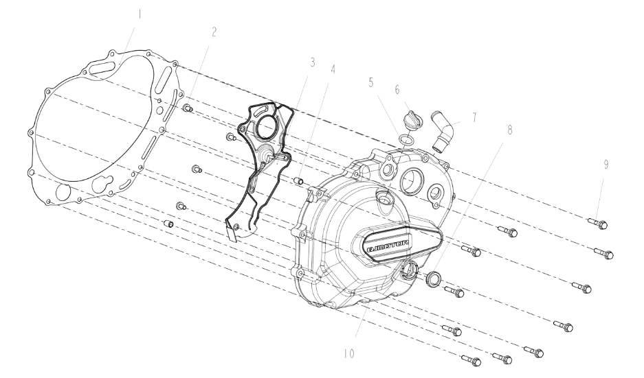 Seitendeckel rechts Seitendeckel rechts
