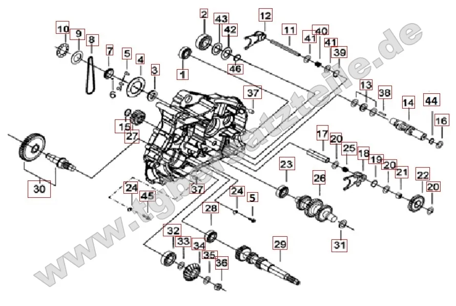 Motorgehäuse links (2) Motorgehäuse links (2)