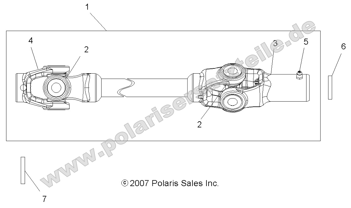 Drive Train, Front Prop Shaft