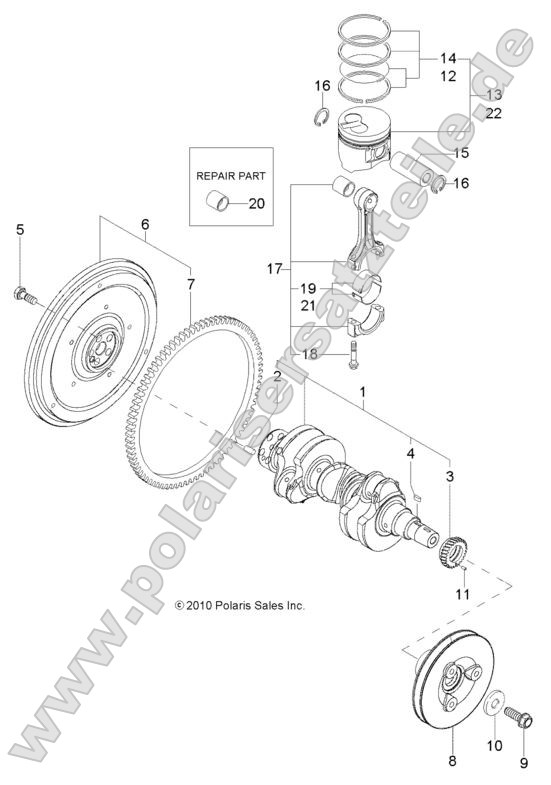 Engine, Crankshaft and Piston Engine, Crankshaft and Piston