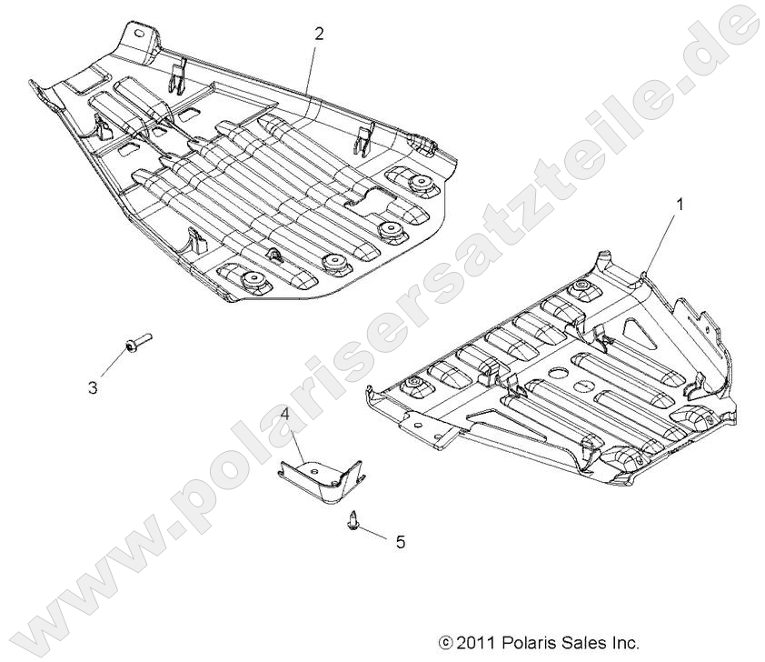 BODY, SKID PLATES BODY, SKID PLATES